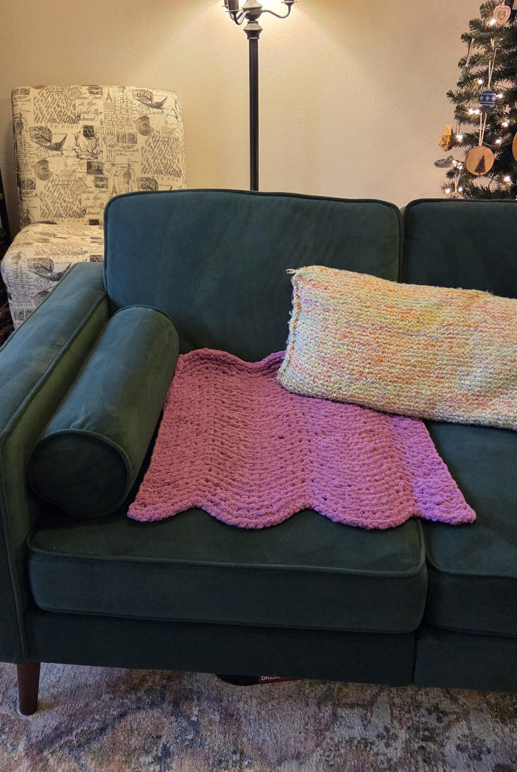 Large Knit Plush Pet Blanket