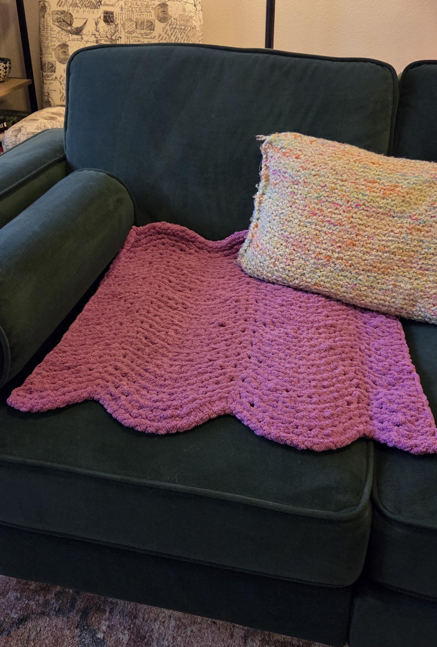 Large Knit Plush Pet Blanket